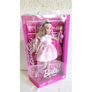 Barbie Deluxe Style 12" Doll #3 in Pastel Pink Barbiecore Dress Bow, Blonde Hair